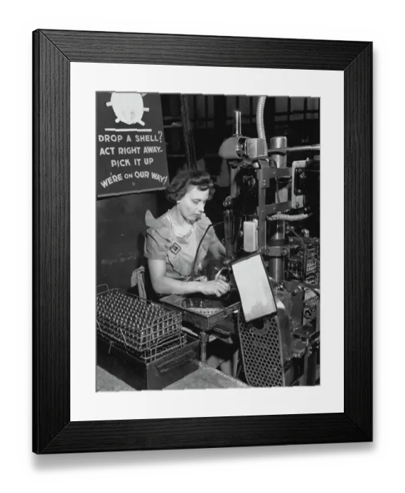 Framed Print : Manufacturing Shells Framed Print : Manufacturing Shells