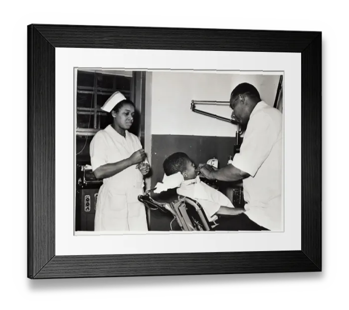 Framed Print : Dentist in Harlem Framed Print : Dentist in Harlem