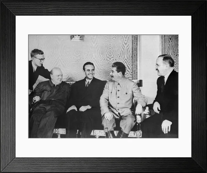 Framed Print : Churchill, Harriman, and Stalin Framed Print : Churchill, Harriman, and Stalin