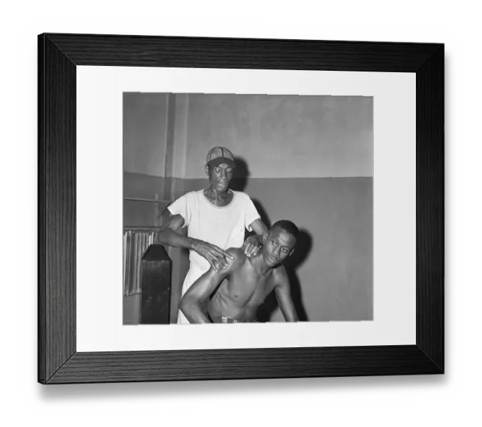 Framed Print : Trainer Frank Floyd And Satchel Paige Framed Print : Trainer Frank Floyd And Satchel Paige