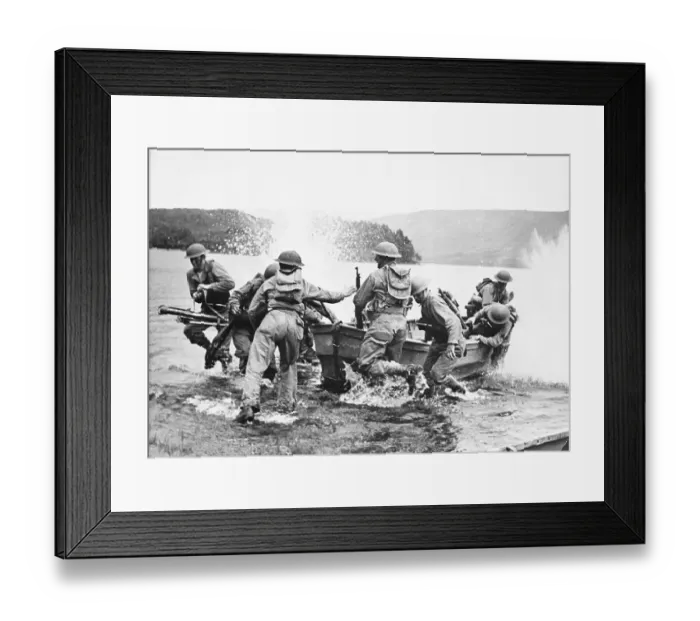 Framed Print : U.S. Ranger Battalion Framed Print : U.S. Ranger Battalion