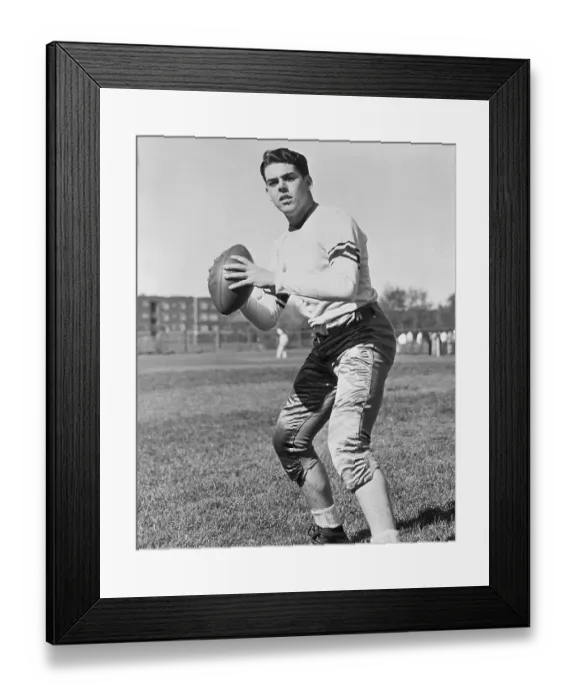 Framed Print : Otto Graham, Quarterback for Northwestern University Framed Print : Otto Graham, Quarterback for Northwestern University