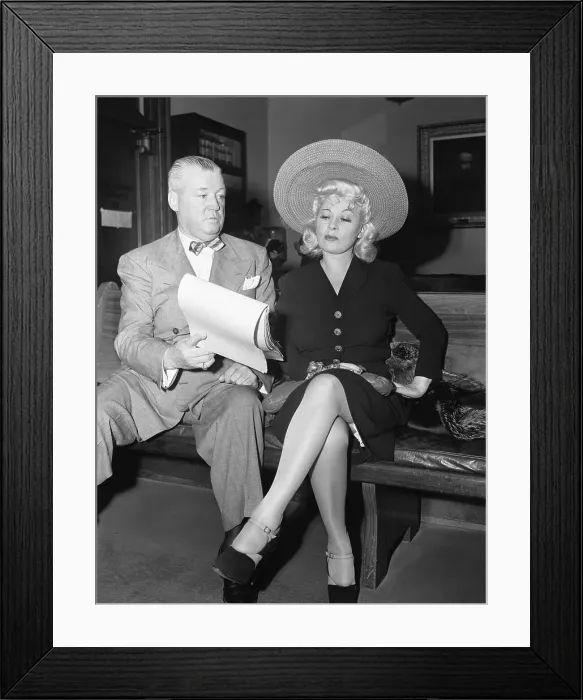 Framed Print : Mae West and James Timony Framed Print : Mae West and James Timony