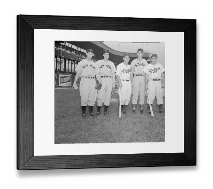 Framed Print : Portrait of All-Star Players Framed Print : Portrait of All-Star Players