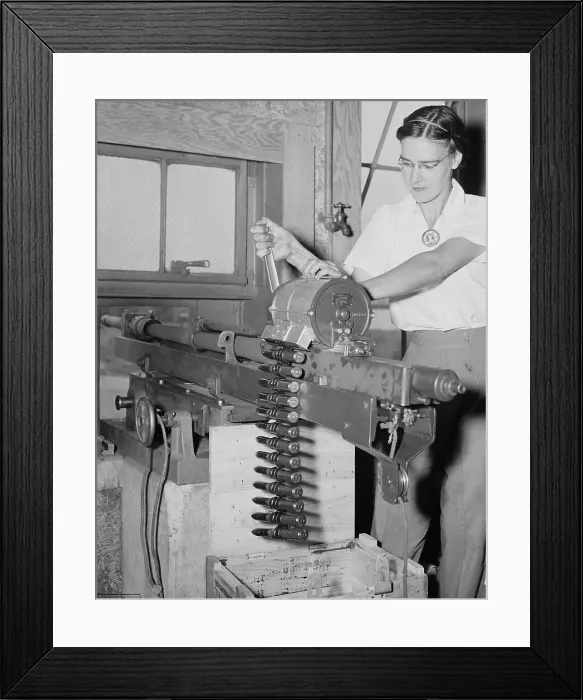 Framed Print : Placing Magazine on Gun Framed Print : Placing Magazine on Gun