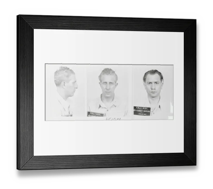 Framed Print : Saboteur Ernest Peter Burger and Werner Thiel Framed Print : Saboteur Ernest Peter Burger and Werner Thiel