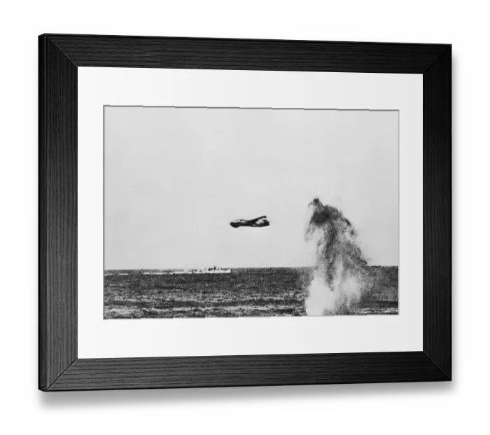 Framed Print : Wreckage of Downed Japanese Plane Framed Print : Wreckage of Downed Japanese Plane