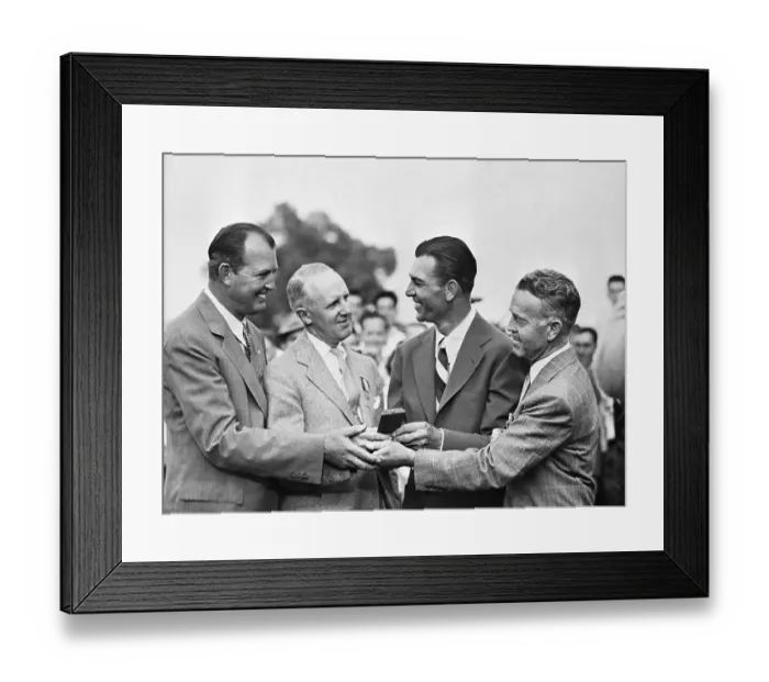 Framed Print : Ben Hogan with Golf Executives Framed Print : Ben Hogan with Golf Executives
