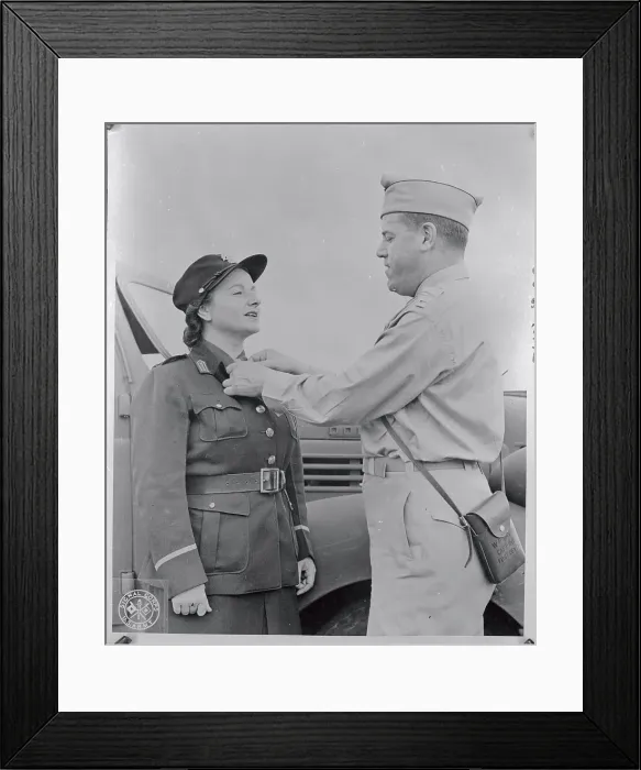 Framed Print : Military Husband and Wife Team Framed Print : Military Husband and Wife Team