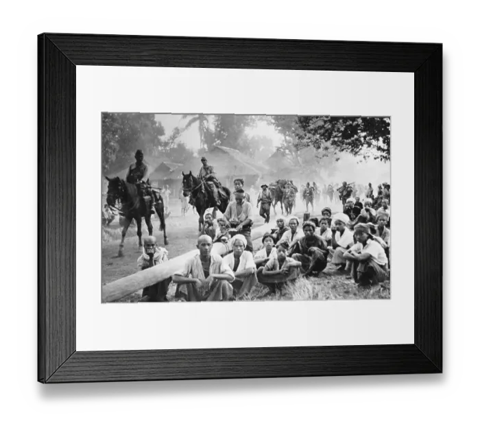 Framed Print : Japnese March Through Burma In Invasion