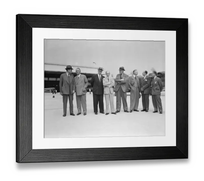 Framed Print : Henry Ford with Allied War Production Chiefs Framed Print : Henry Ford with Allied War Production Chiefs