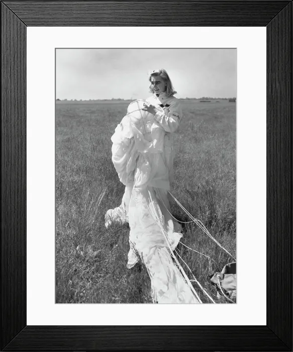 Framed Print : Proved that Nylon Parachute is Safe Framed Print : Proved that Nylon Parachute is Safe