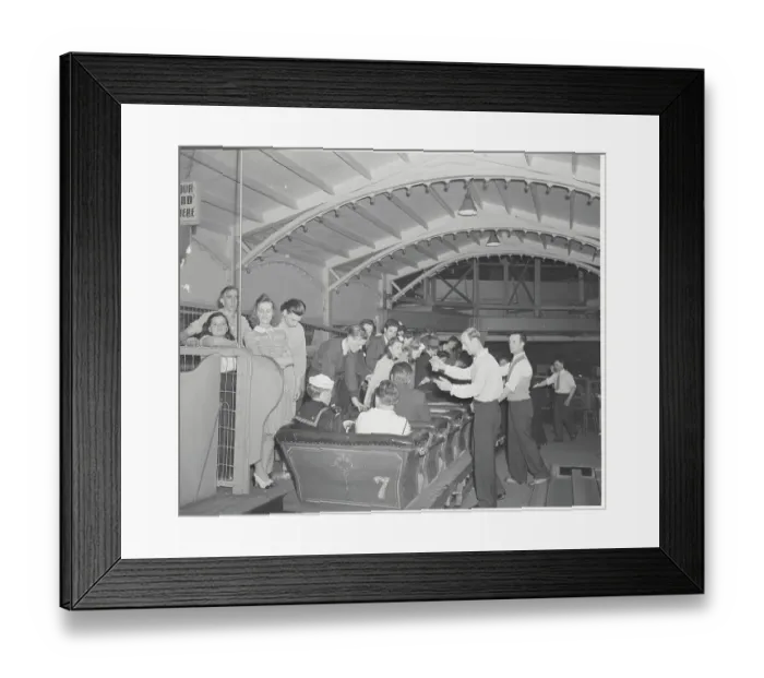Framed Print : People in Roller Coaster Framed Print : People in Roller Coaster