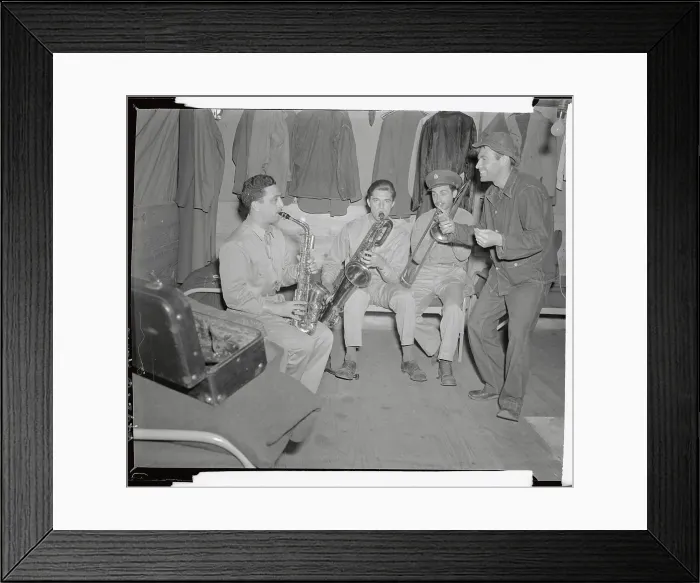 Framed Print : Musicians in Practice Session Framed Print : Musicians in Practice Session