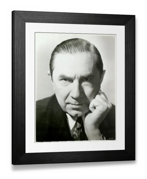 Framed Print : Close up Portrait of Bela Lugosi Framed Print : Close up Portrait of Bela Lugosi