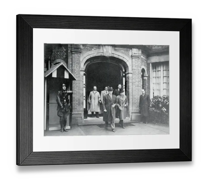 Framed Print : Marshal Petain Leaving Conference of Ministers Framed Print : Marshal Petain Leaving Conference of Ministers