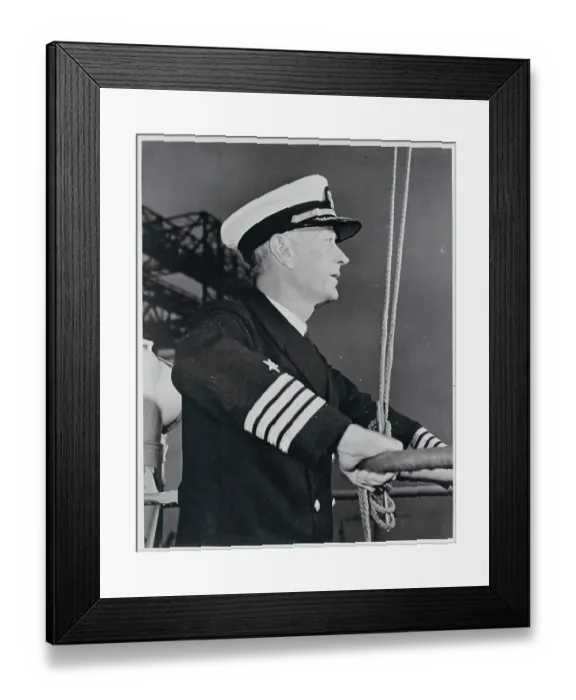 Framed Print : Portrait of Captain A.G. Robinson Framed Print : Portrait of Captain A.G. Robinson