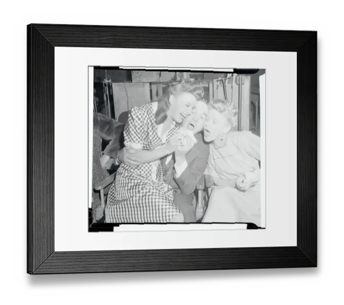 Framed Print : Ginger Rogers with Mother and Grandfather