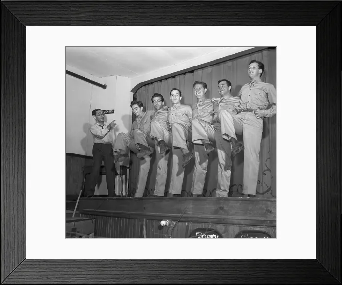 Framed Print : Performers of This Is The Army Dancing on Stage Framed Print : Performers of This Is The Army Dancing on Stage