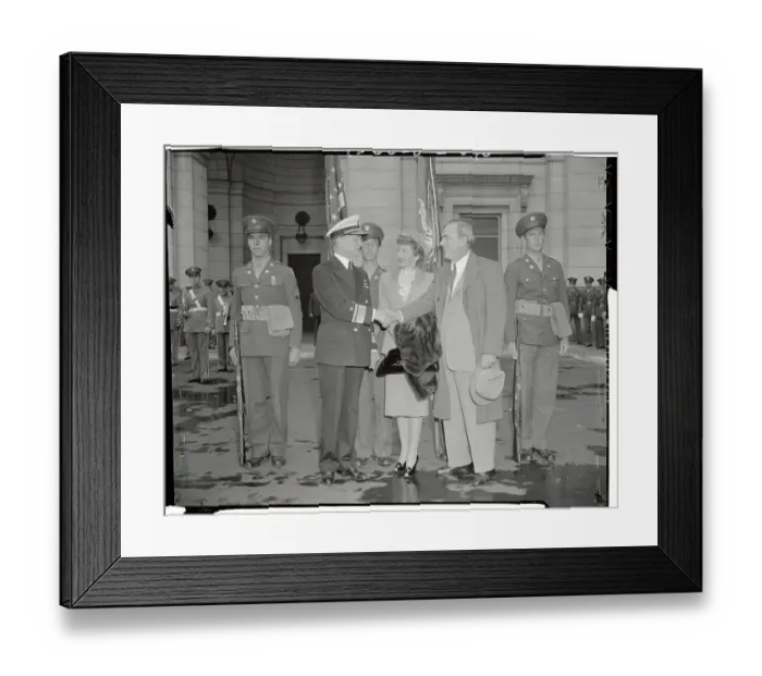 Framed Print : Claudette Colbert at Union Station Framed Print : Claudette Colbert at Union Station