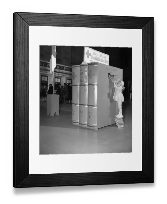 Framed Print : Big Book, Little Miss Framed Print : Big Book, Little Miss