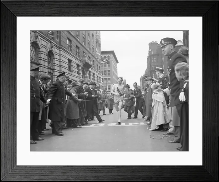 Framed Print : Milkman Wins Boston Marathon Framed Print : Milkman Wins Boston Marathon
