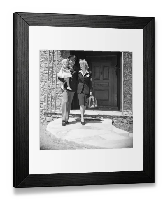 Framed Print : Reagan with Wife Wyman and Daughter Maureen Framed Print : Reagan with Wife Wyman and Daughter Maureen