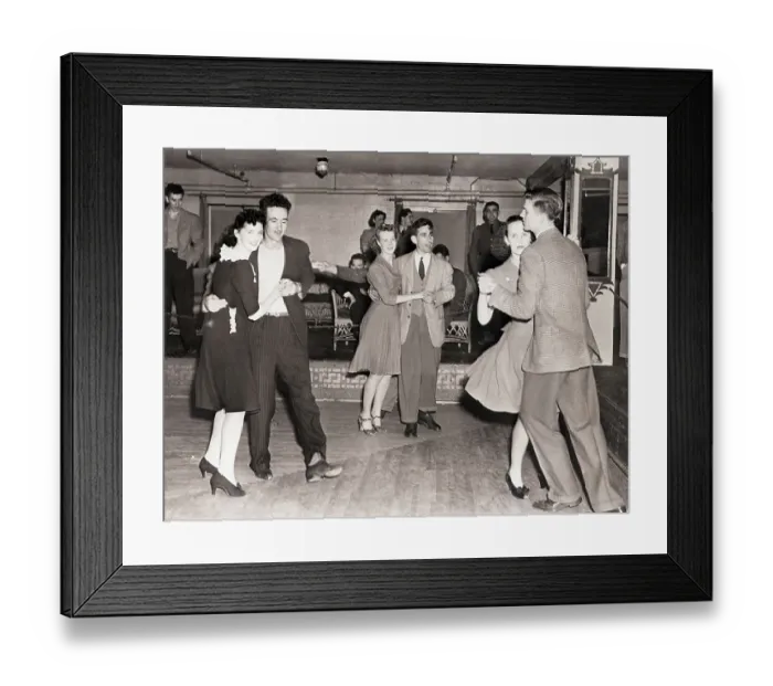 Framed Print : War Plant Workers Dancing the Jitterbug Framed Print : War Plant Workers Dancing the Jitterbug
