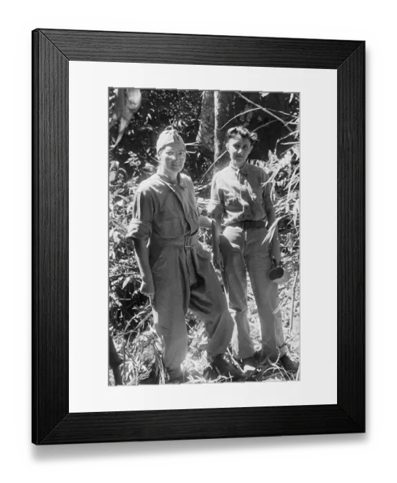 Framed Print : Army Nurses in Philippine Jungle Framed Print : Army Nurses in Philippine Jungle