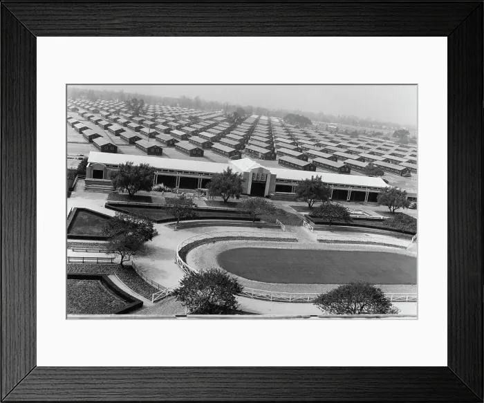 Framed Print : Santa Anita Assembly Center Framed Print : Santa Anita Assembly Center