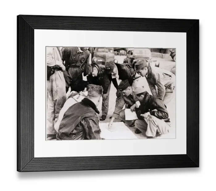 Framed Print : The Flying Sharks Plan Their Attack Framed Print : The Flying Sharks Plan Their Attack
