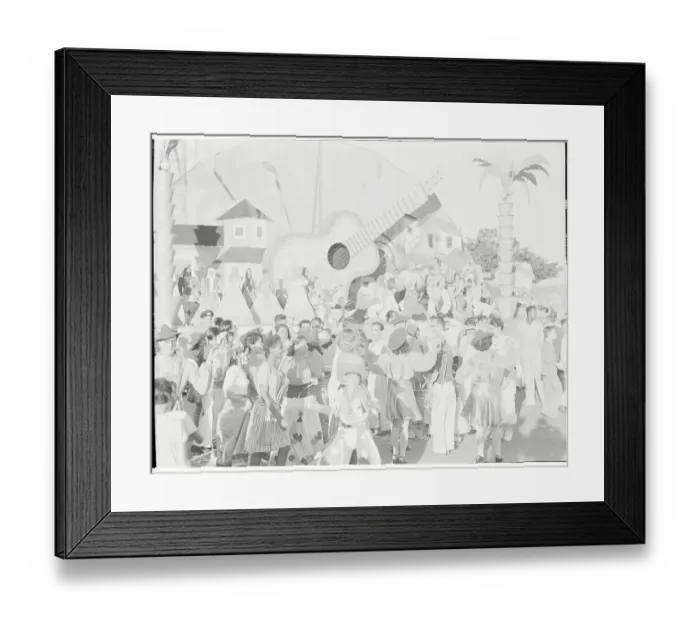 Framed Print : Rio Parade Decorations on the Street Framed Print : Rio Parade Decorations on the Street
