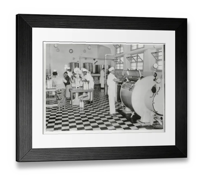 Framed Print : Interior of Dairy Sterilization Installation Framed Print : Interior of Dairy Sterilization Installation