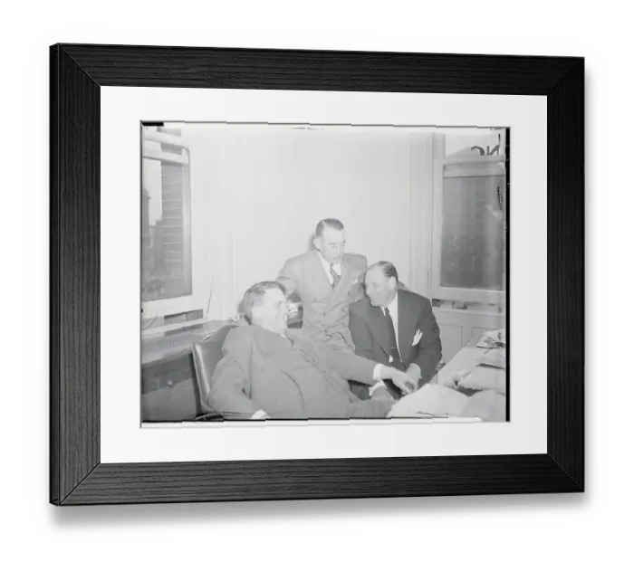 Framed Print : Leo Durocher with Others Framed Print : Leo Durocher with Others