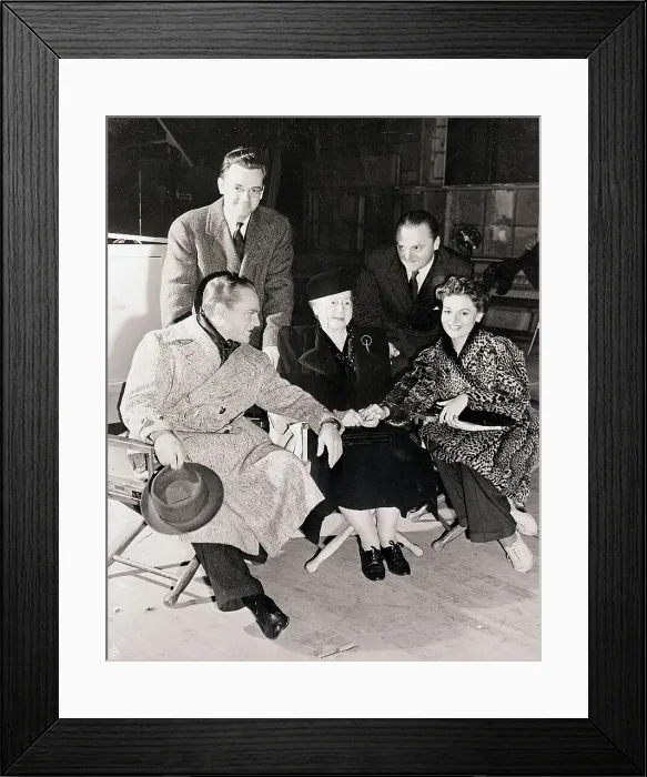 Framed Print : Cagney Family on Movie Set Framed Print : Cagney Family on Movie Set