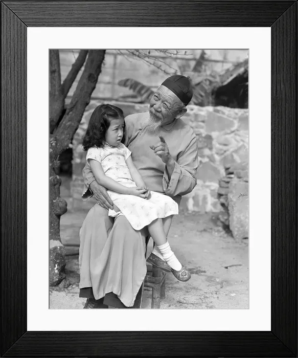 Framed Print : Chinese American Storytelling Framed Print : Chinese American Storytelling
