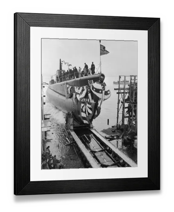 Framed Print : U.S.S. Albacore Submarine Framed Print : U.S.S. Albacore Submarine