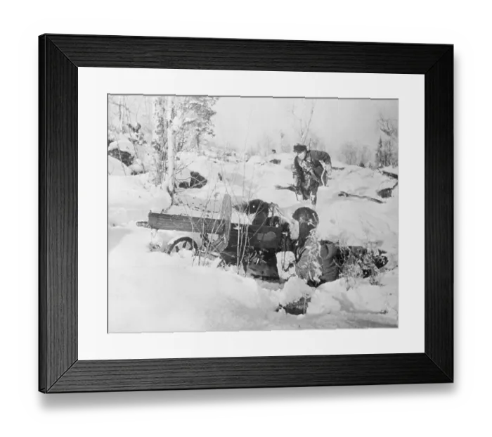 Framed Print : Soldiers in Defensive Position Framed Print : Soldiers in Defensive Position