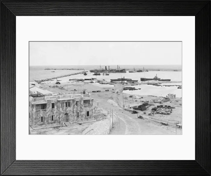 Framed Print : General View Of Bomb-Damaged Libya Framed Print : General View Of Bomb-Damaged Libya