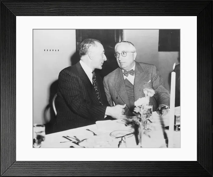 Framed Print : Harry Warner and Louis B. Mayer