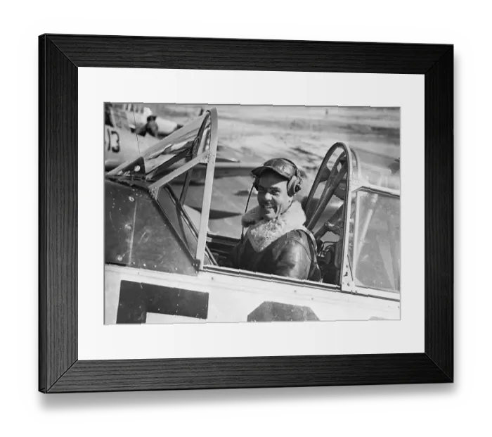 Framed Print : Benjamin O. Davis, Jr. in Cockpit Framed Print : Benjamin O. Davis, Jr. in Cockpit