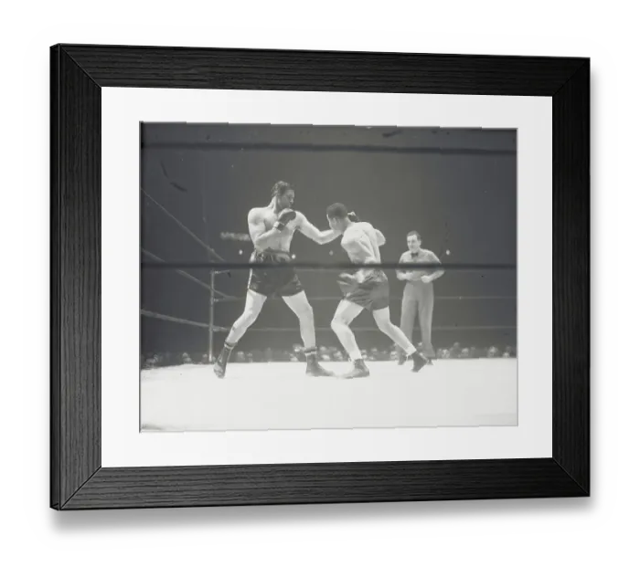 Framed Print : Buddy Baer Punching Joe Louis Framed Print : Buddy Baer Punching Joe Louis