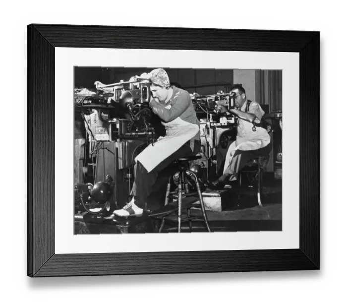 Framed Print : Working Side by Side Framed Print : Working Side by Side