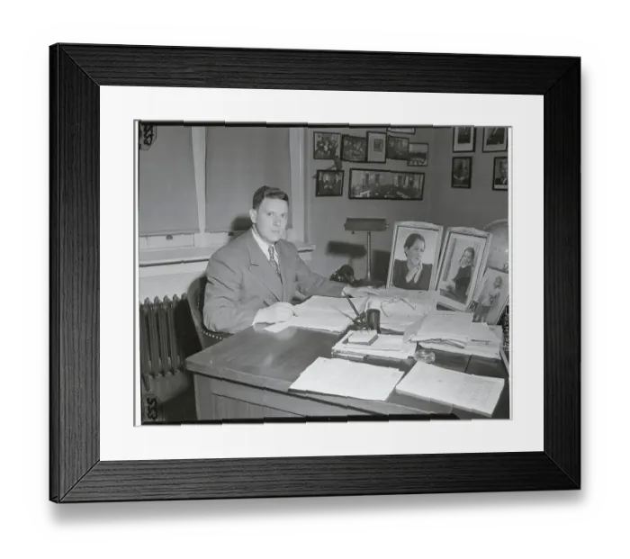 Framed Print : Senator Albert Gore in 1942 Framed Print : Senator Albert Gore in 1942