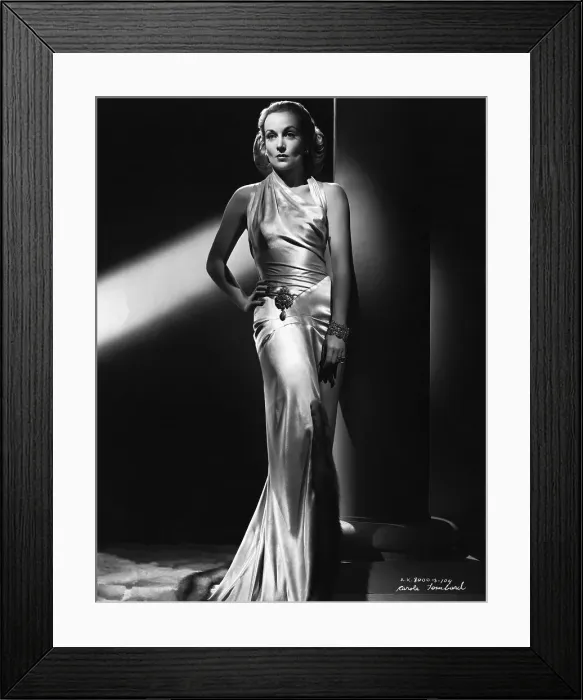 Framed Print : Carole Lombard in Publicity Photo Framed Print : Carole Lombard in Publicity Photo