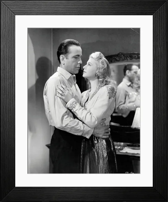 Framed Print : Humphrey Bogart and Irene Manning in The Big Shot Framed Print : Humphrey Bogart and Irene Manning in The Big Shot