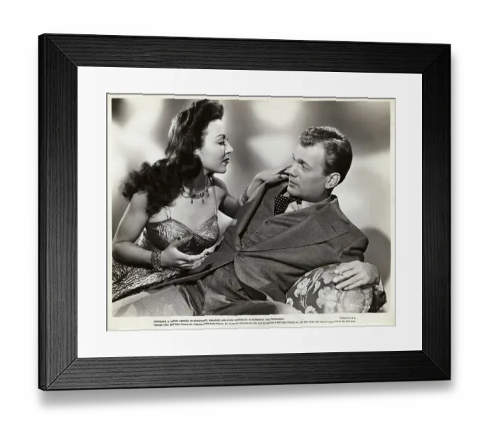 Framed Print : Joseph Cotten and Ruth Warwick in Movie Scene Framed Print : Joseph Cotten and Ruth Warwick in Movie Scene