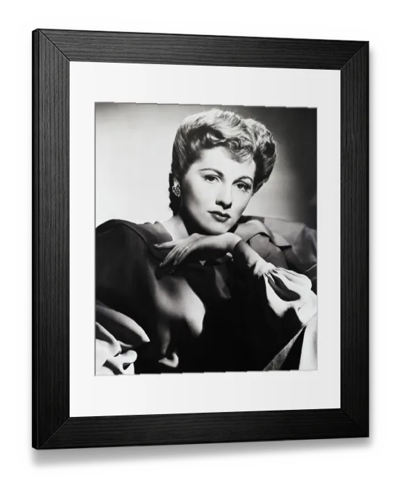 Framed Print : Joan Fontaine in Publicity Handout