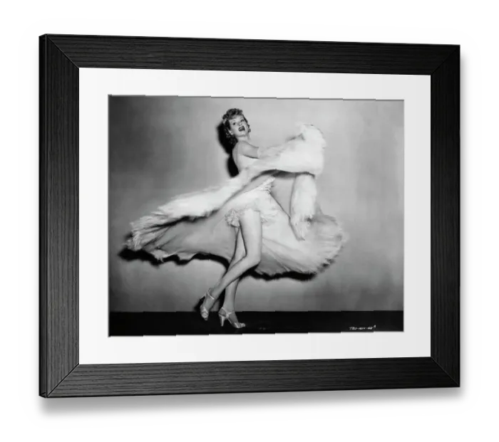 Framed Print : Lucille Ball Dancing in Costume for The Big Street Framed Print : Lucille Ball Dancing in Costume for The Big Street