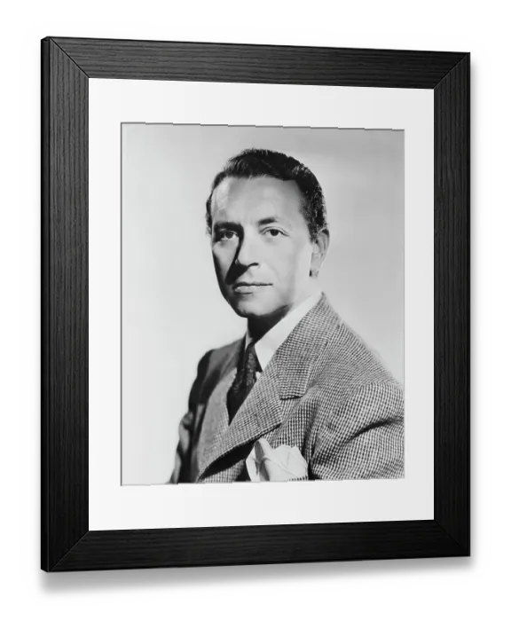 Framed Print : Paul Henreid, Warner Bros. Actor Framed Print : Paul Henreid, Warner Bros. Actor